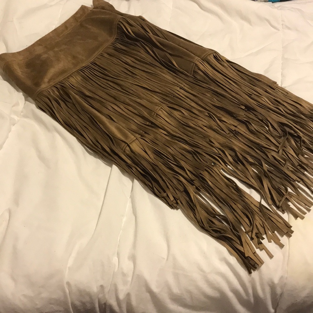 Chelsea and Violet faux suede skirt